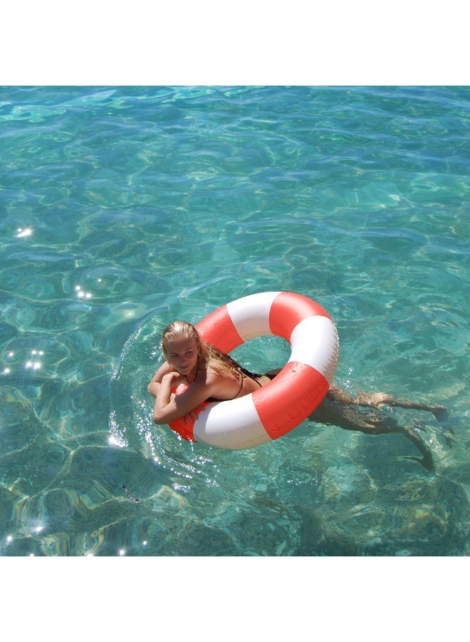 Sunnylife Slim Tube Pool Ring Pool Party Tomato – Fun Inflatable Pool Ring for Kids, Lightweight and Safe Floating Toy for Backyard, Pool, and Summer Adventures - Image 2